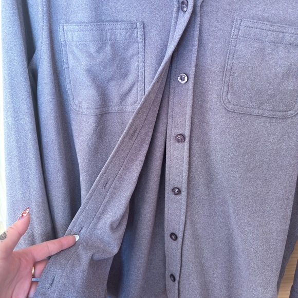 NWOT Lavender Button-Up - Picture 6 of 8